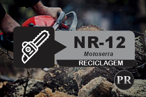 NR 12 – Máquinas e Equipamentos – Motosserra – Teórico – Reciclagem