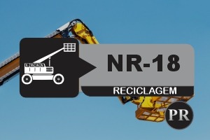 NR 18 – Plataforma Elevatória Móvel de Trabalho (PEMT) –Teórico – Reciclagem